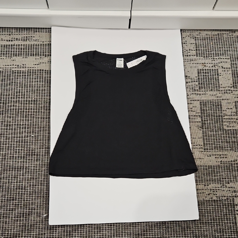 PINK Victoria's Secret Black Muscle Tank 2024